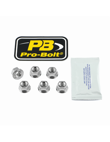 Tuerca de corona PRO BOLT SS6SPN8