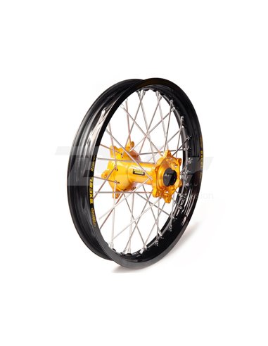 Jante completa Haan Wheels com aro preto 19-1,85 cubo dourado 1 56015/3/2