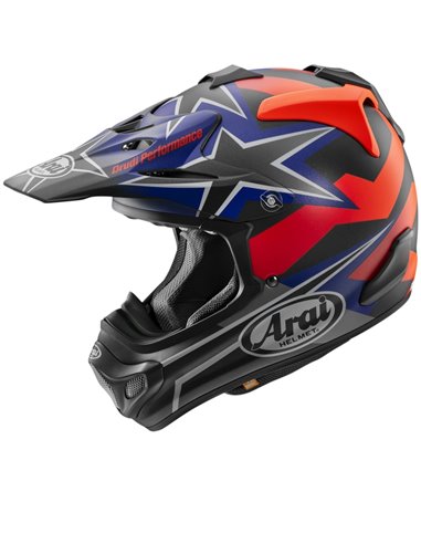 Casco ARAI MX-V STARS&STRIPES - Naranja 101-0286-04 talla L