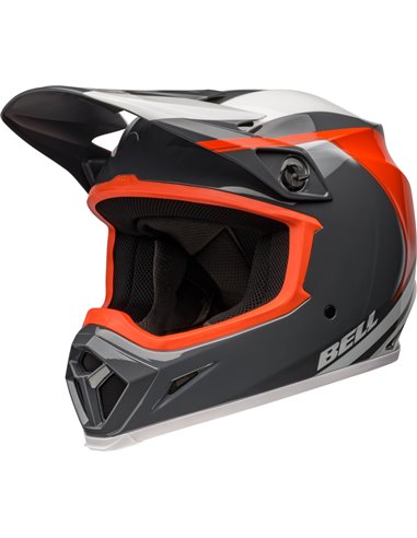 Casco BELL MX-9 Mips - Dart Gloss Charcoal/Orange 7157389 talla L