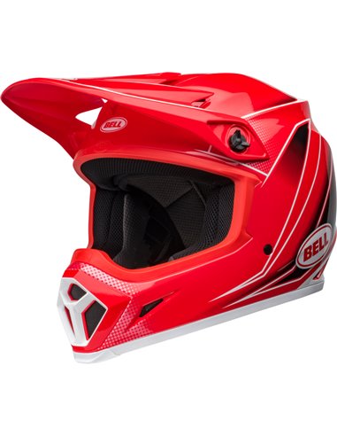 Casco BELL MX-9 Mips - Zone Gloss Red 7157459 talla L