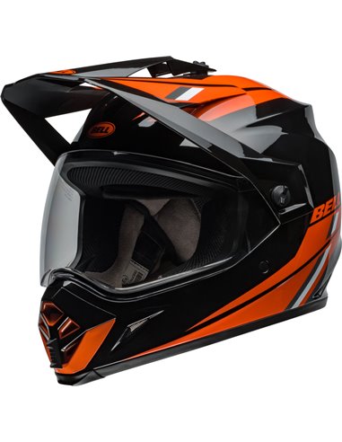 Casco BELL MX-9 Adventure MIPS - Alpine Gloss Black/Orange 7157259 talla L