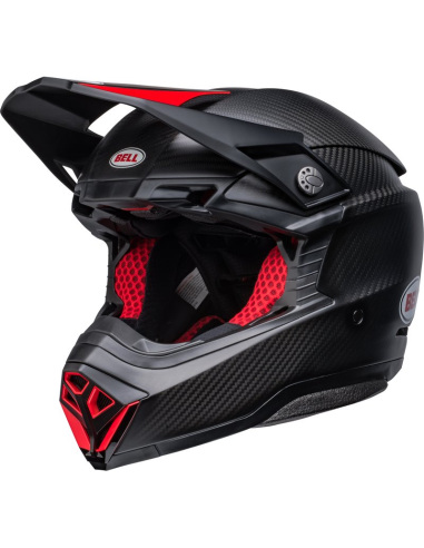 Casco BELL Moto-10 Spherical - Satin/Gloss Black/Red 7156448 talla XL