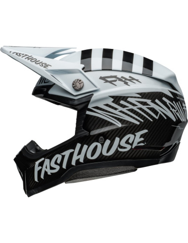 Casco BELL Moto-10 Spherical - Fasthouse Mod Squad Gloss White/Black 7157489 talla XL