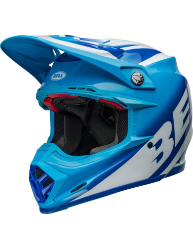 Casco BELL Moto-9S Flex - Rail Gloss Blue/White 7157163 talla XL