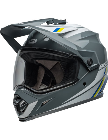 Casco BELL MX-9 Adventure MIPS - Alpine Gloss Gray/Blue 7157290 talla XL