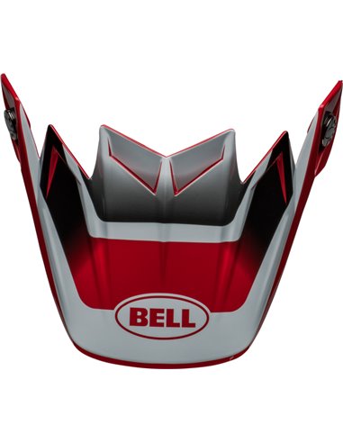 Visera BELL Moto-9S Flex - Rail Gloss Red/White 7157563