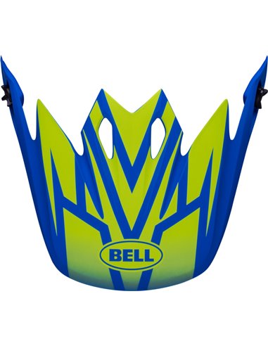 Visera BELL MX-9 MIPS DISRUPT Azul Mate/Amarillo 7137523