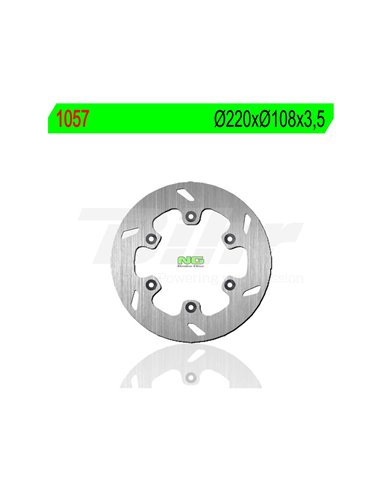 Brake disc NG 1057 Ø220 x Ø108 x 3.5 Position: Rear