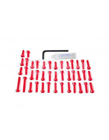 Kit de quincaillerie en aluminium Pro-Bolt EOYA25R Rouge