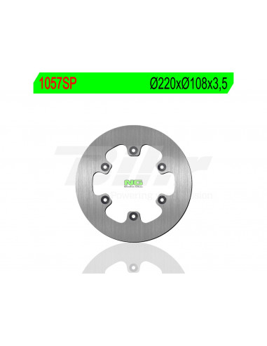 Disc NG Brake Disc 1057SP without perforations Ø220 x Ø108 x 3.5 (replaces old NG 243)