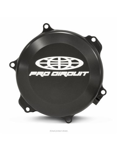 Couvercle d'embrayage Pro Circuit pour Yamaha YZ125: aluminium, noir