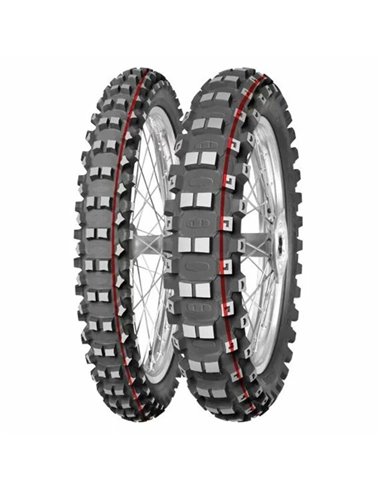 Neumático MITAS TERRA FORCE-MX MH 70/100-10 NHS 41J TT MEDIUM TO HARD RED GREEN