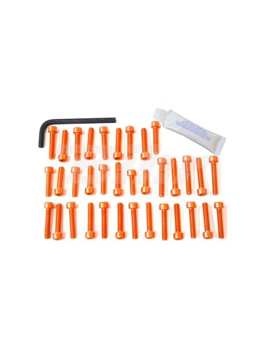 Aluminum hardware kit Pro-Bolt EOAP10O Orange