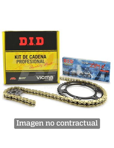 Kit cadena aluminio DID 520ERT2 (14-50-114) KC348751