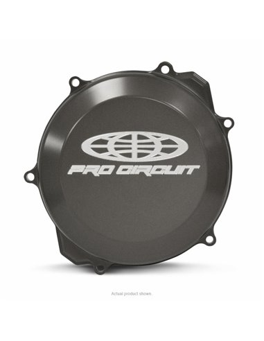 Pro Circuit clutch cover for Yamaha YZ250: aluminum, black