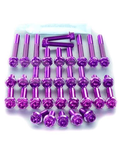 Kit de quincaillerie en aluminium Race Spec Pro-Bolt EOYA55HXRP Violet