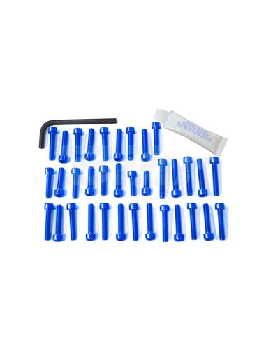 Aluminum hardware kit Pro-Bolt EOYA55B Blue