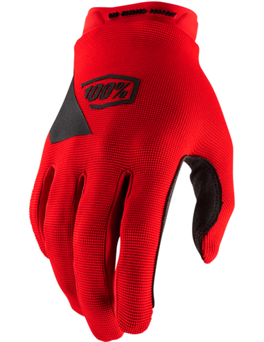 Gants Motocross 100% Ridecamp enfant Rouge Lg 10018-003-06