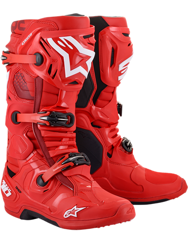 Botas motocross Tech 10 Rojo 13 Alpinestars 2010020-30-13