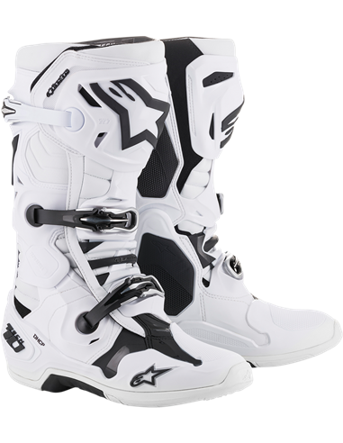 Botes motocròs Alpinestars Tech 10 Blanc juliol