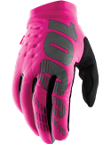 Guants motocròs dona per fred 100% Brisker Gloves Pink / negre Medium 11016-263-09