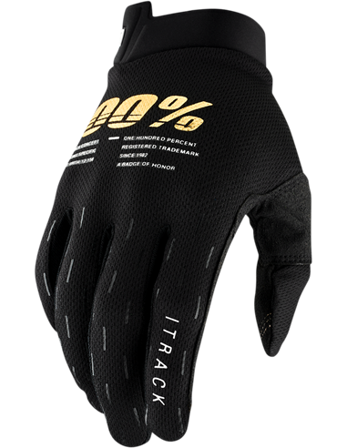 Guantes motocross 100 % Itrack Negro Md 10015-001-11