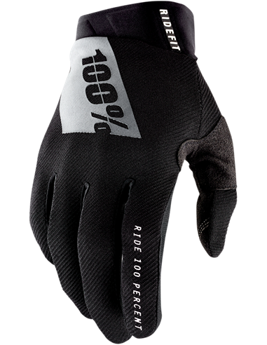 Guantes motocross 100 % Ridefit Negro Md 10014-001-11