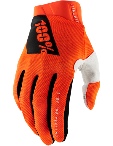 100 % Glove Ridefit F Naranja Md 10014-006-11