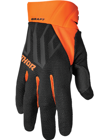 Gants moto cross Thor-MX 2022 Draft noir/orange M 3330-6808