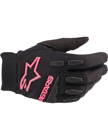 Gants motocross 4W F Alésage Noir/Pk M Alpinestars 3583622-1390-M