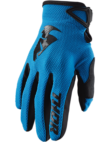 Luvas de motocross Thor S20 Sector Blue Sm 3330-5860