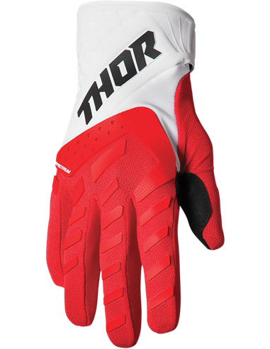 Guantes motocross Thor-MX 2022 Spectrum rojo/blanco S 3330-6838