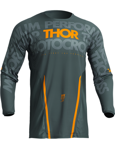 Camiseta Pulse Mono Gy/Yl 2X THOR-MX 2023 2910-7107