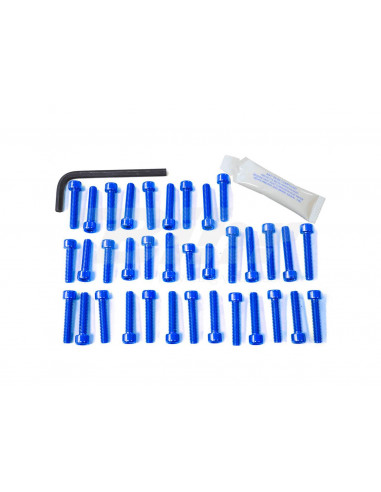 Aluminum hardware kit Pro-Bolt EOYA100B Blue