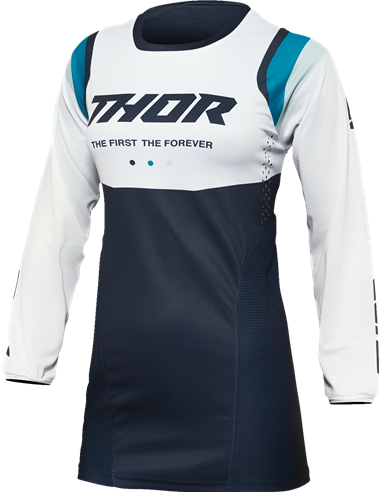 Camiseta motocross mujer Thor-MX 2022 Pulse Rev midnight/blanc XS 2911-0232