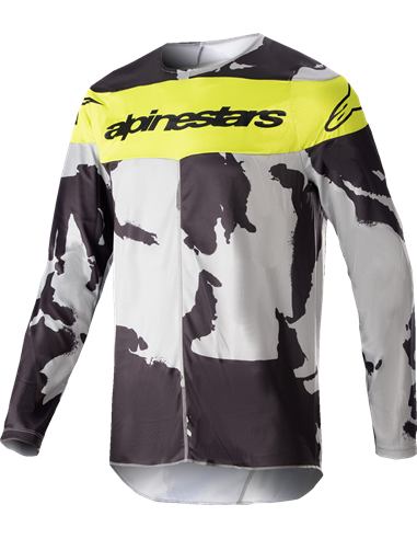 Camiseta motocross Rac-Tact Camo G/Y Xl Alpinestars 3761223-9255-XL