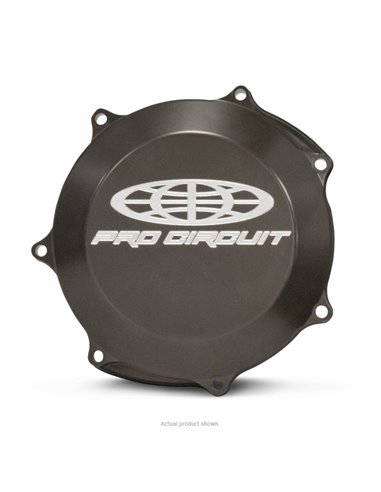 Couvercle d'embrayage Pro Circuit pour Yamaha YZ450F: aluminium, noir