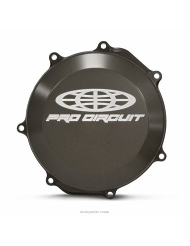 Couvercle d'embrayage Pro Circuit pour Yamaha YZ450F: aluminium, noir CCY10450F