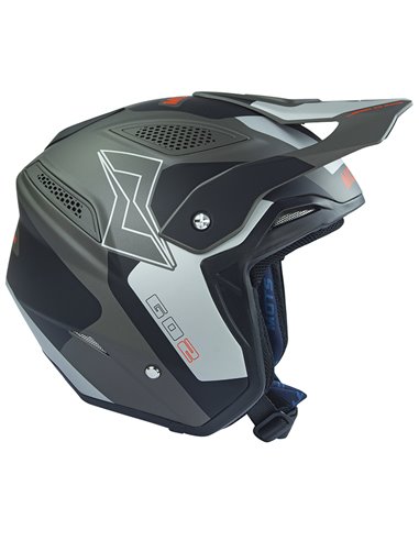 Casco Trial MOTS GO2 Negro XS