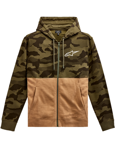 Sudadera Camoblock con capucha y cremallera ALPINESTARS 1213-510506923M