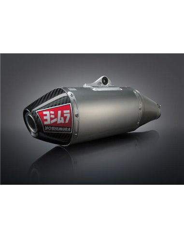 Linea completa escape Yoshimura Signature RS-4, inox, Silencioso aluminio y tapa carbon, YZ450F