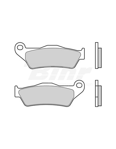 Pastillas de freno sinterizadas Brembo 07BB0483. Posición: Delantera.