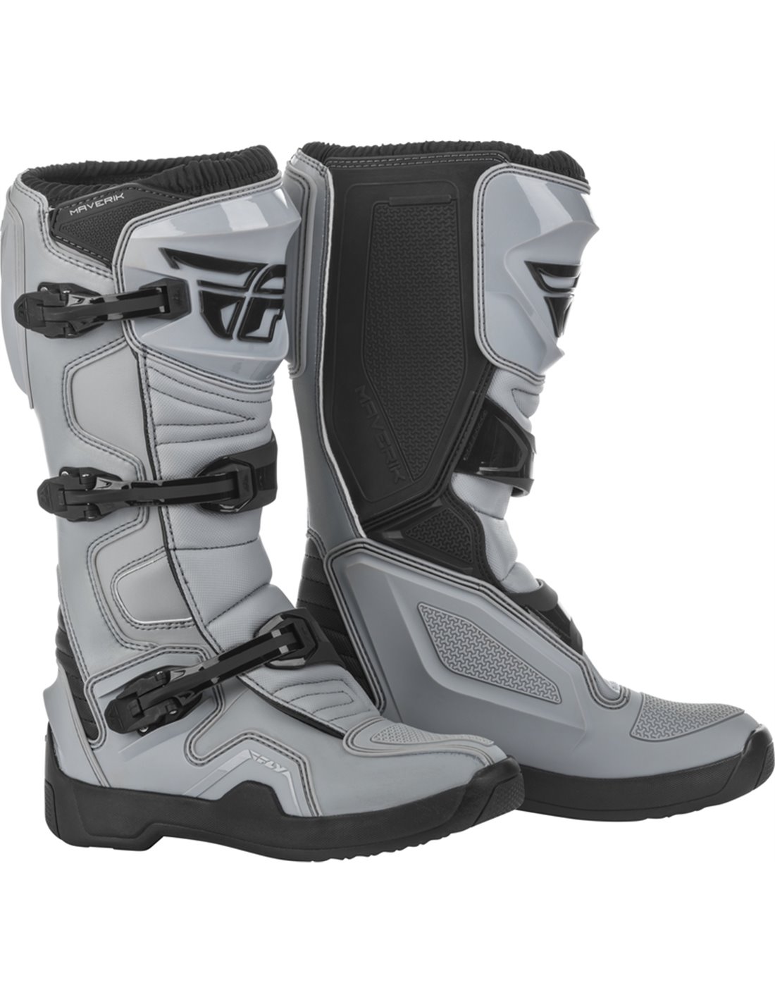 Bottes FLY RACING Maverik Gris Noir taille 40 5 EU 7 US