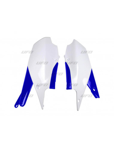 Paneles traseros UFO-Plast blanco-azul Yamaha YZ250-450F