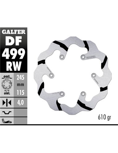 Disco de freno Wave® GALFER DF499RW