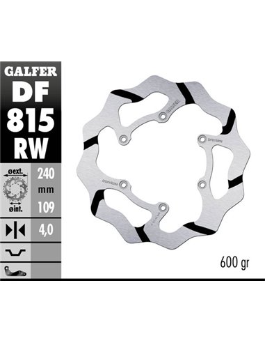 Disco de freno Wave® GALFER DF815RW