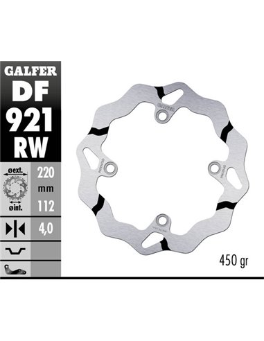 Disco de freno Wave® GALFER DF921RW