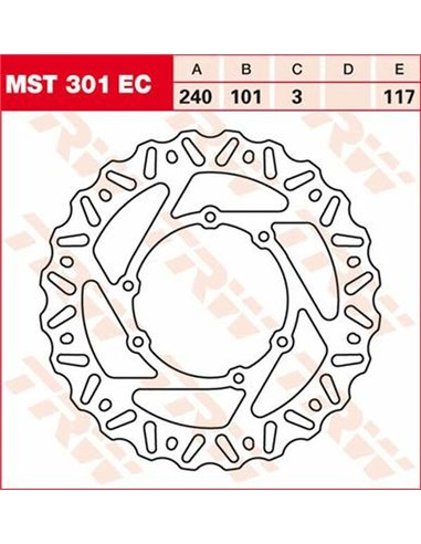 Discos de freno EC TRW MST301EC
