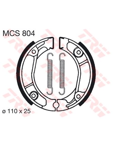 Zapatas de Freno TRW MCS804